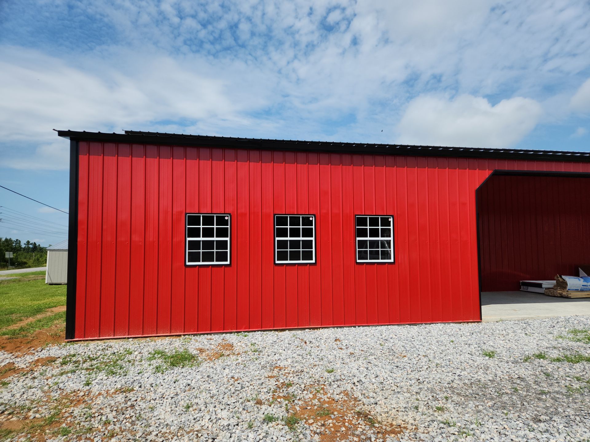 Commercial metal roof completed by Heritage Roofing and Gutters - Louisville, Georgia - Heritage Roofing and Gutters Inc