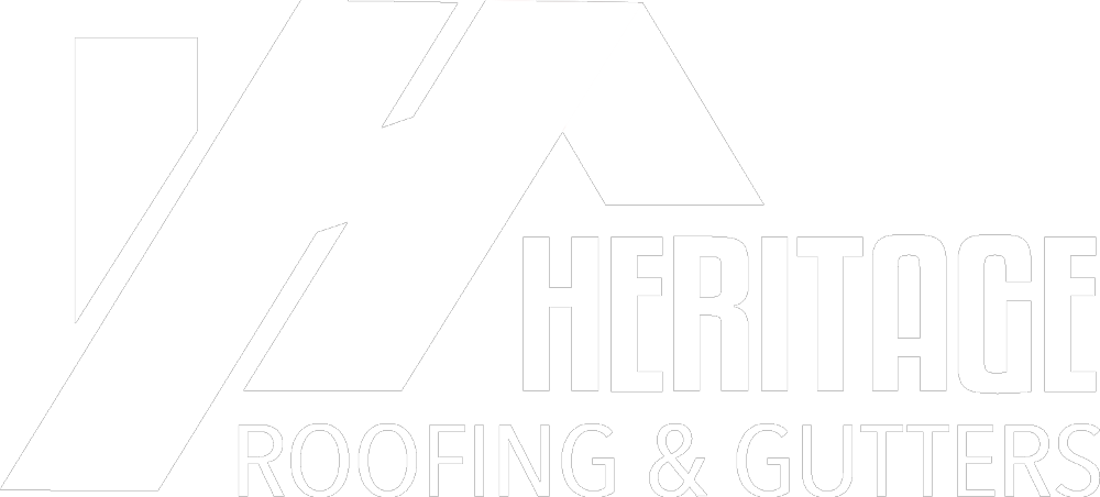 Heritage Roofing logo in white